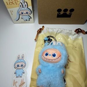 PIN FOR LOVE K Keychain charm.